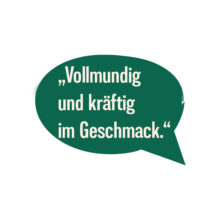 Sprechblase Mein Geheimnis? 60% Arabica, 40% Robusta. Espresso Intensivo ganze Bohne 1000g