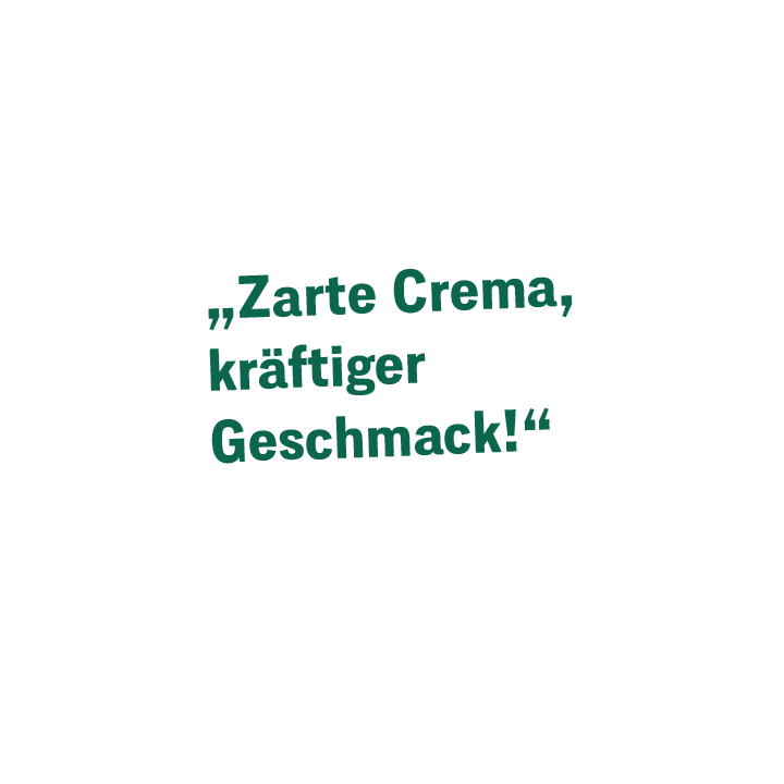 Sprechblase Espresso Intensive gemahlen