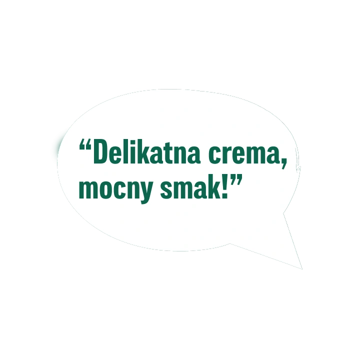 Sprechblase Espresso Intensive gemahlen