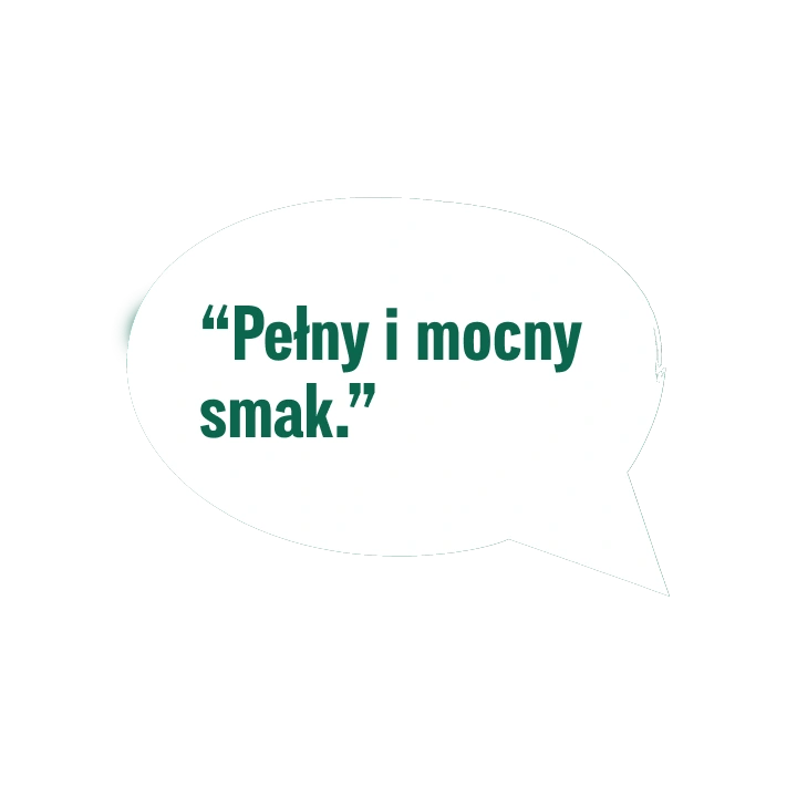 Sprechblase Intensivo ganze Bohne