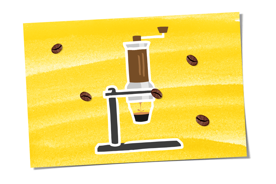 Zubereitungsmethode Aram Espresso Maker