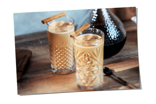 Cinnamon and anise spiced coffee