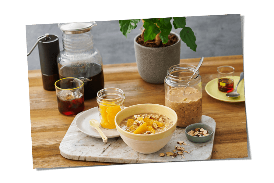 Rezept Espresso-Mandel-Overnight-Oats