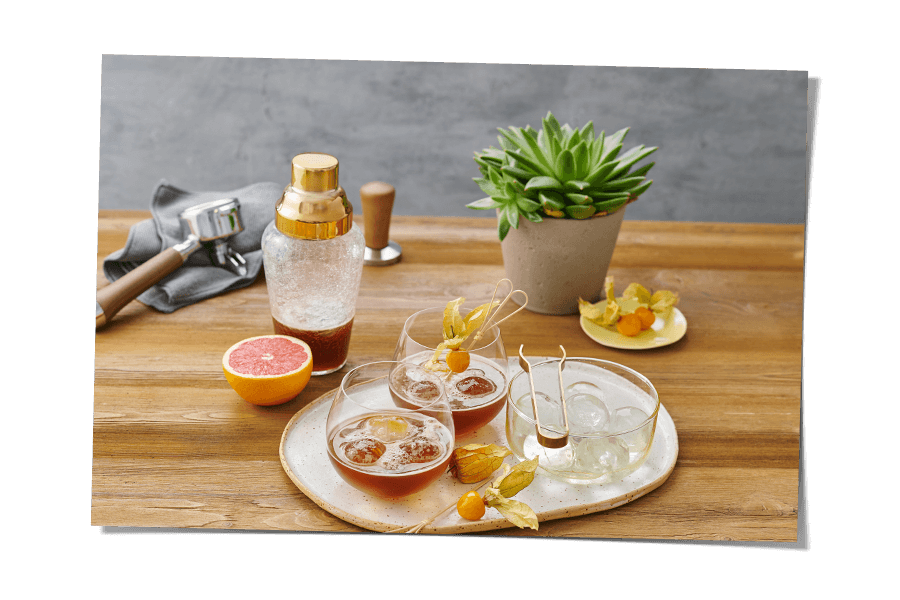 Kaffee-Grapefruit-Cooler