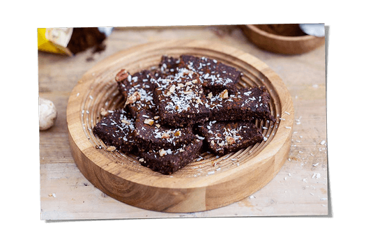 Quinoa coffee energy bars