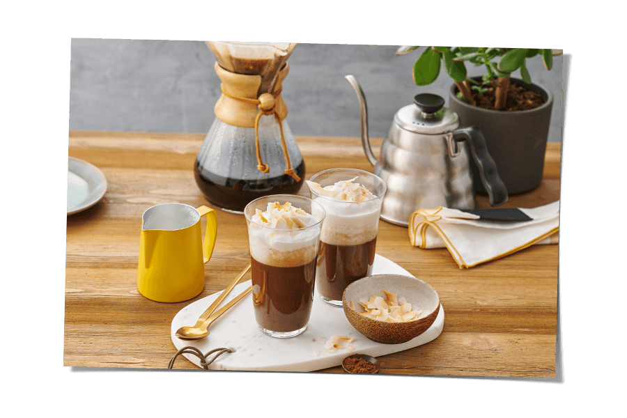 Kokos-Schoko-Kaffee » Rezept | Café Intención